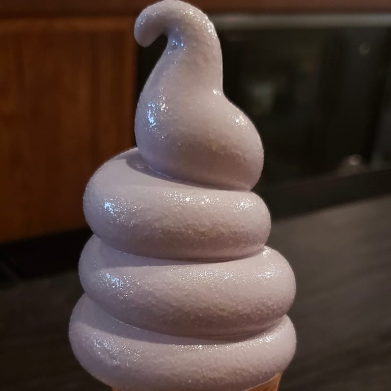 Indulge in Taro Soft Serve
